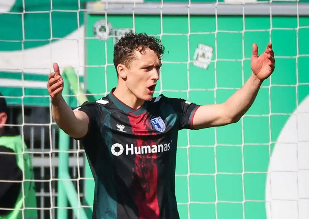 Jubelt Magdeburg (im Bild: Kaars) gegen Kaiserslautern? (© dpa picture alliance / Alamy Stock Photo) Magdeburg Kaiserslautern Tipp