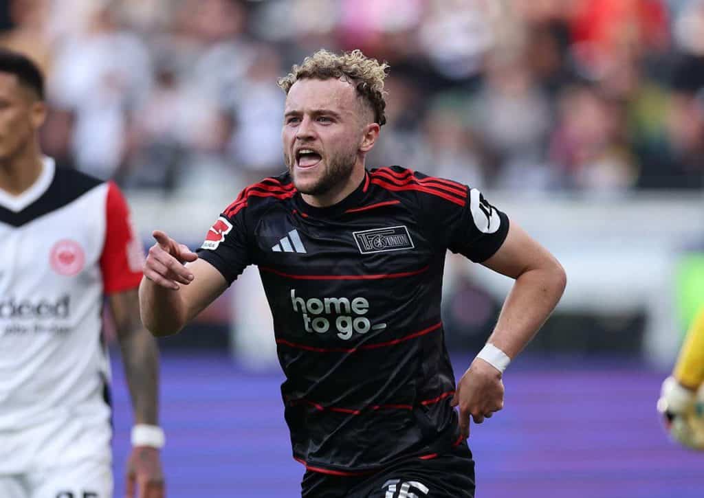 Liefern sich Union Berlin (im Bild: Hollerbach) und Wolfsburg ein Duell auf Augenhöhe? (© dpa picture alliance / Alamy Stock Photo) Union Berlin Wolfsburg Tipp