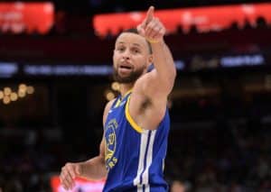 Wirft Stephen Curry (im Bild) die Golden State Warriors gegen die LA Lakers zum Sieg? (© Associated Press / Alamy Stock Photo) LA Lakers Golden State Warriors Tipp