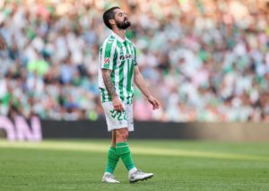Folgt für Betis Sevilla (im Bild: Isco) auf den Einzug ins Conference-League-Halbfinale in der La Liga bei Girona wieder der Kater? (© Sipa US / Alamy Stock Photo) Girona Betis Sevilla Tipp