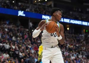 Übernimmt Mathurin für die Pacers gegen die Knicks in Spiel 1 wieder viel Verantwortung? (© Associated Press / Alamy Stock Photo) Übernimmt Mathurin für die Pacers gegen die Knicks in Spiel 1 wieder viel Verantwortung?