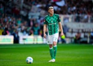 Kommt Werder Bremen (im Bild: Ducksch) gegen Union Berlin nicht über ein Remis hinaus? (© Sipa US / Alamy Stock Photo) Union Berlin Werder Bremen Tipp