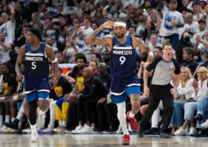 Gehen die Timberwolves (im Bild: Nickeil Alexander-Walker) in Game 3 bei den Warriors erstmals in dieser Serie in Führung?