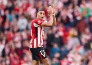 Gelingt Athletic Bilbao (im Bild: Maroan Sannadi) durch einen Sieg in Getafe der Sprung in die Königsklasse? (© Associated Press / Alamy Stock Photo) Getafe Athletic Bilbao Tipp