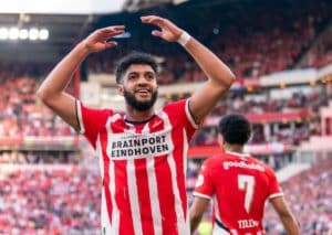 Nach spektakulärem Ajax-Umfaller: Schnappt sich PSV (im Bild: Ismael Saibari) bei Sparta Rotterdam den Meistertitel? (© Orange Pics BV / Alamy Stock Photo) Sparta Rotterdam PSV Eindhoven Tipp