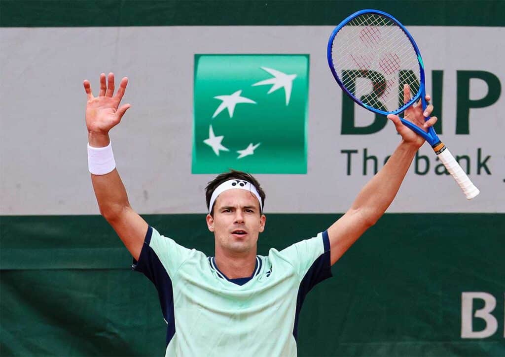 Gibt es für Daniel Altmaier (im Bild) gegen Vit Kopriva direkt den nächsten Sieg? (© dpa picture alliance / Alamy Stock Photo) Vit Kopriva Daniel Altmaier Tipp