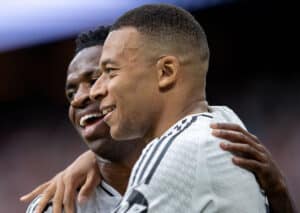 Nutzt Real Madrid (im Bild: Kylian Mbappe, Vinicus Jr.) die Chance bei der Klub-WM in den USA? (© Album / Alamy Stock Photo) Klub WM Spiele heute 18.06.2025