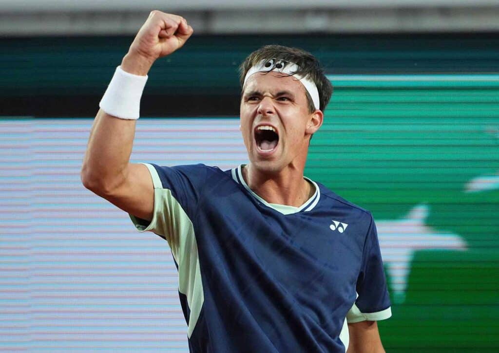 Zieht Altmaier (im Bild) gegen Diallo wieder den Kürzeren? (© Associated Press / Alamy Stock Photo) Gabriel Diallo Daniel Altmaier Tipp