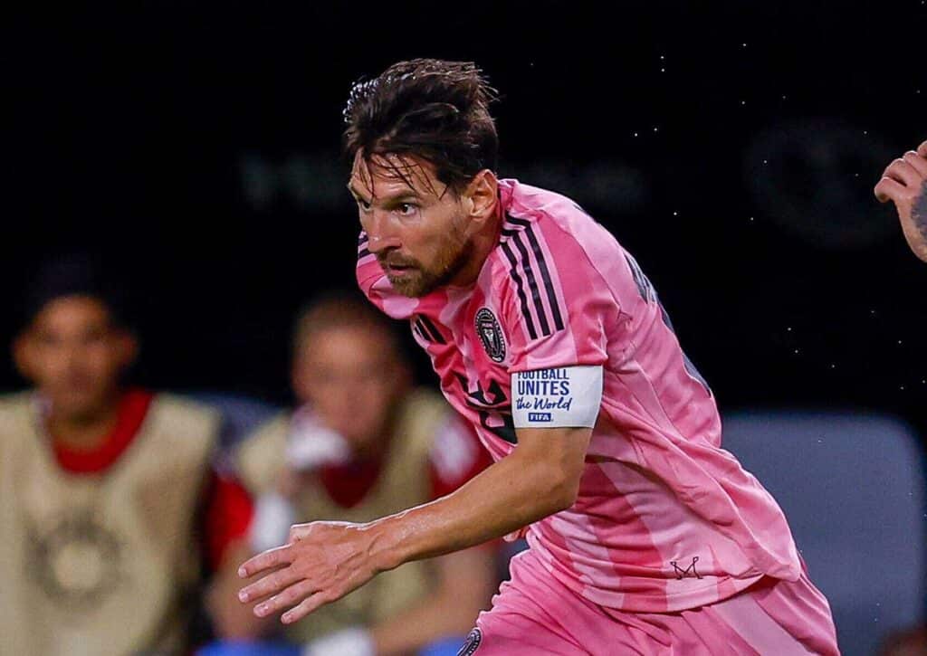 Wie viel kann Messi (im Bild) für Inter Miami gegen sein Ex-Team PSG ausrichten? (© Associated Press / Alamy Stock Photo) PSG Inter Miami Tipp