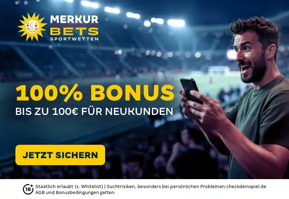 Merkur Bets 100 % Bonus