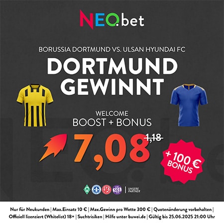 NEO.bet BVB Ulsan 500% Boost