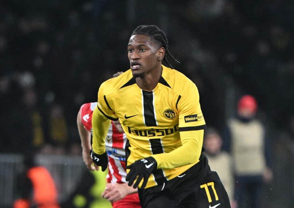 Spielen die Young Boys (im Bild) Monteiro) gegen Servette Genf ihre Vorteile aus? (© Sipa US / Alamy Stock Photo) Young Boys Servette Genf Tipp