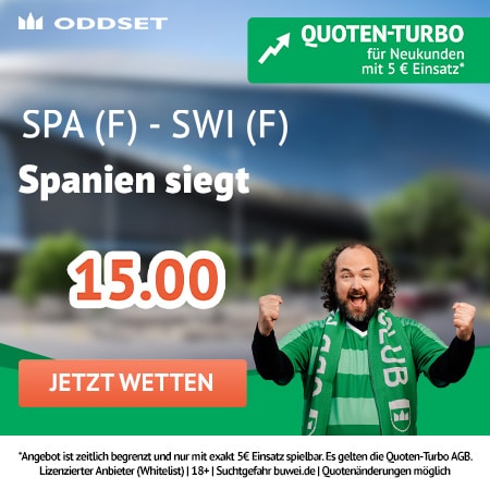 Oddset Quoten Turbo Spanien Schweiz (F)