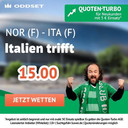 Oddset Quoten Turbo Norwegen Italien (F)