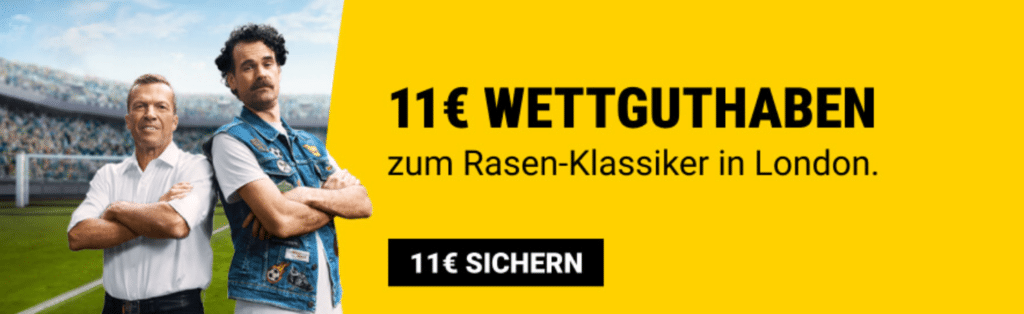 Interwetten 11€ Guthaben Wimbledon