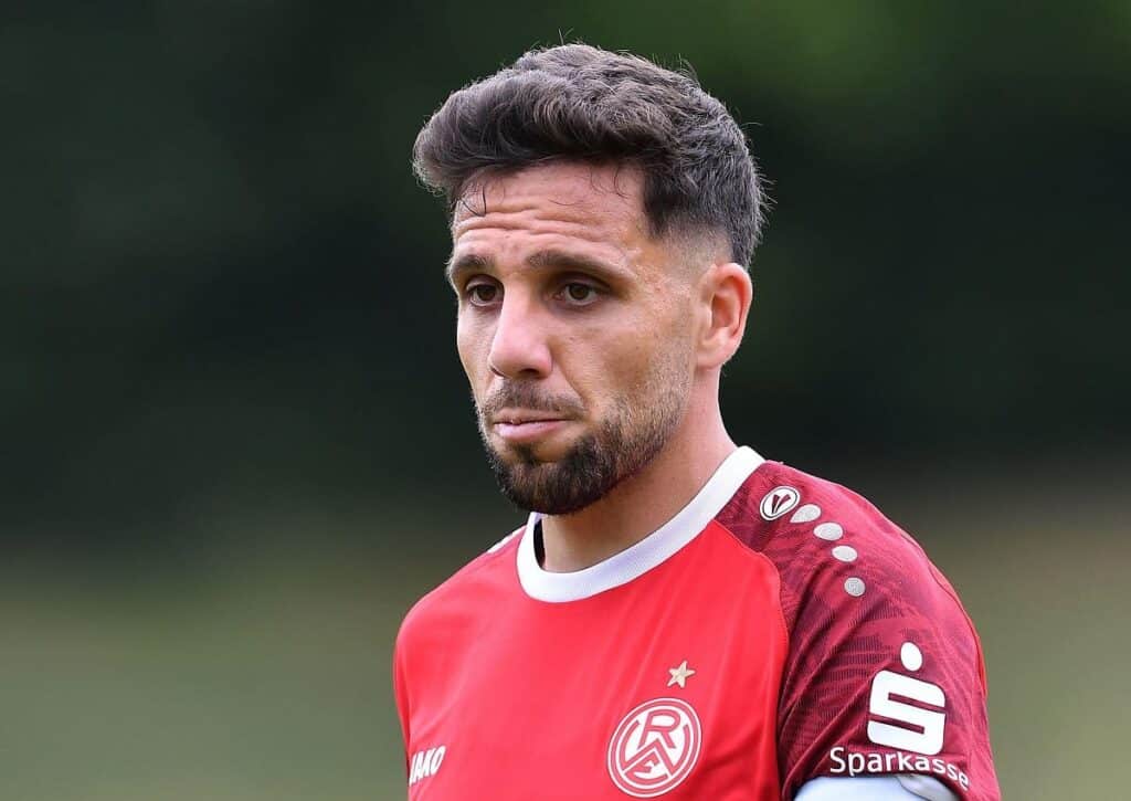 Legt Rot Weiss Essen (im Bild: Ahmet Arslan) auswärts bei Aufsteiger TSV Havelse nach? (© ddp media GmbH/Alamy Live News) TSV Havelse Rot Weiss Essen Tipp