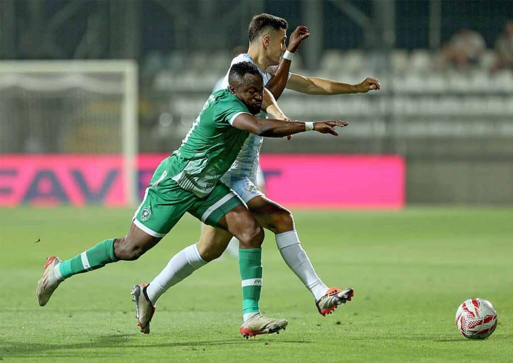 Überzeugt Außenseiter Ludogorez (im Bild: Bernard Tekpetey) in Ungarn? (© Pixsell / Alamy Stock Photo) Feurige Außenseiter Wetten Champions League Quali