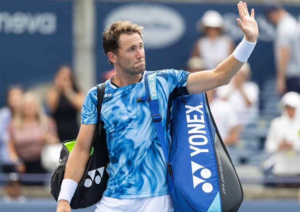 Behält Casper Ruud (im Bild) gegen Arthur Rinderknech die Oberhand? (© Xinhua) Casper Ruud Arthur Rinderknech Tipp