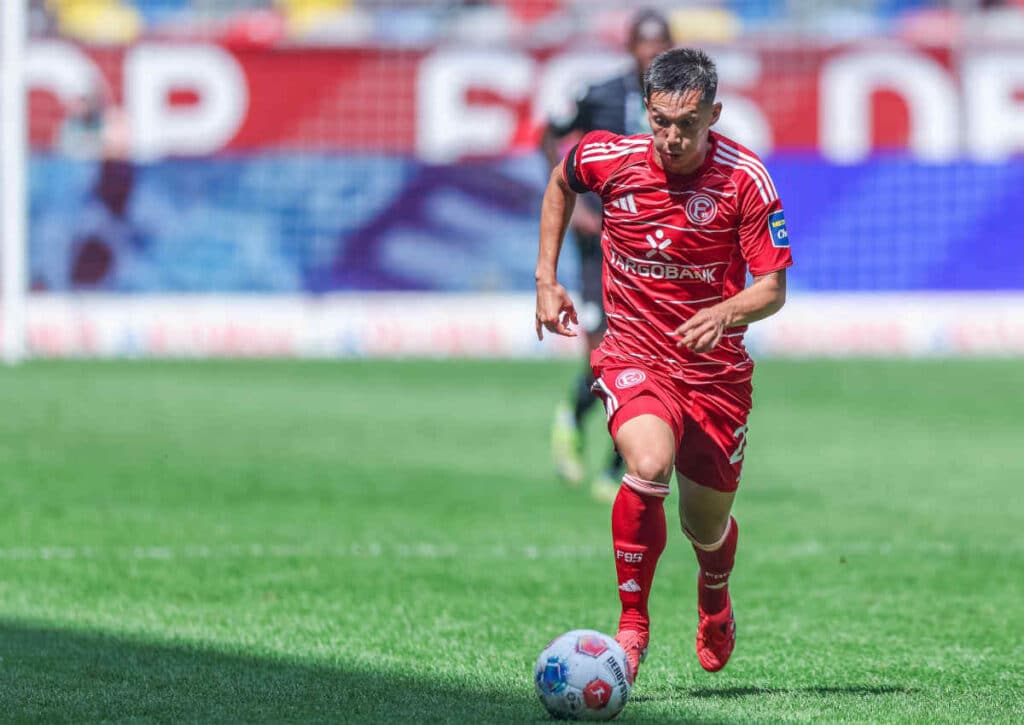 Feiert Shinta Appelkamp mit Düsseldorf in Schweinfurt den ersten Pflichtspielsieg der neuen Saison?