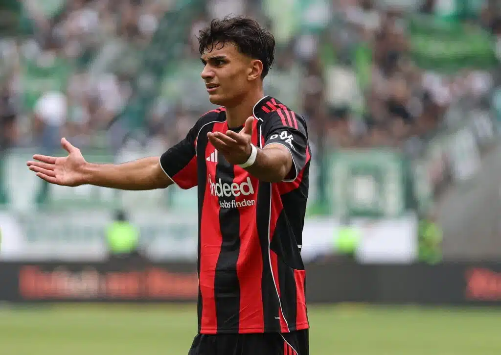 Legt Frankfurt (im Bild: Can Uzun) auswärts in Hoffenheim nach? (© dpa picture alliance / Alamy Stock Photo) Hoffenheim Frankfurt Tipp