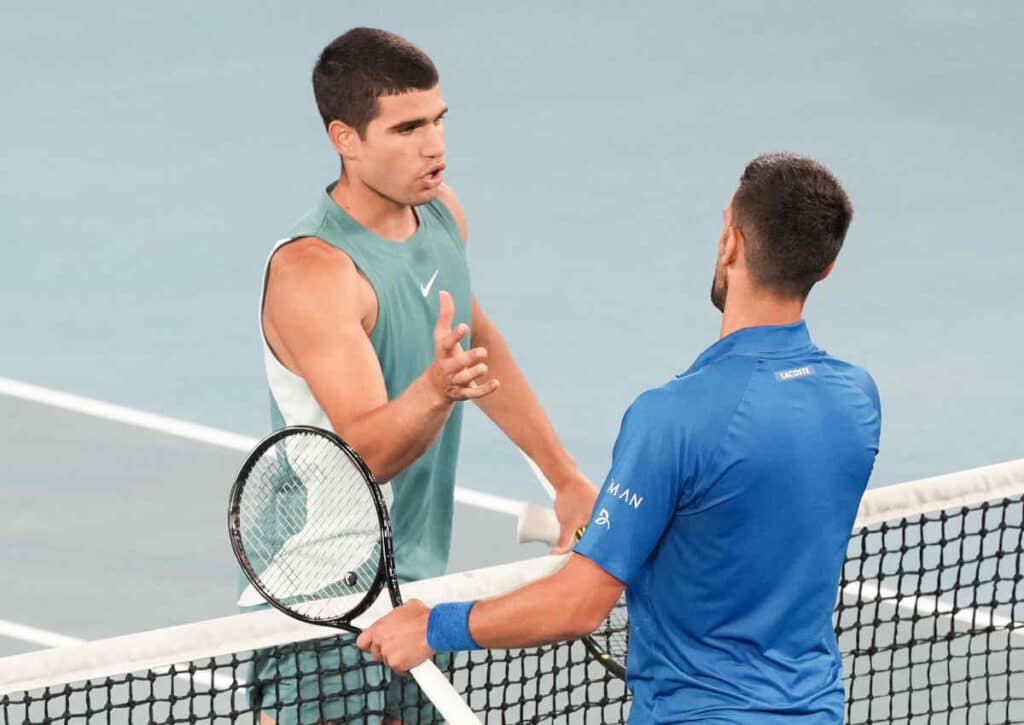Lässt Carlos Alcaraz auch dem Altmeister Novak Djokovic keine Chance?