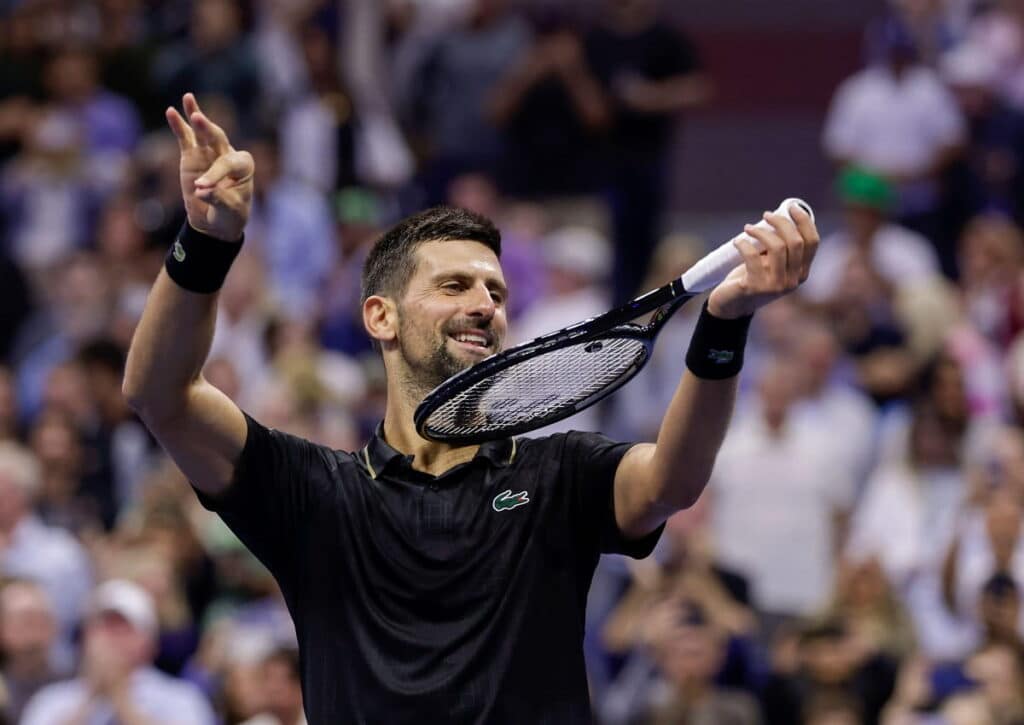 Gibt Maestro Novak Djokovic (im Bild) auch im Viertelfinale der US Open den Ton an? (© Associated Press / Alamy Stock Photo) US Open Tipps von heute 02.09.2025