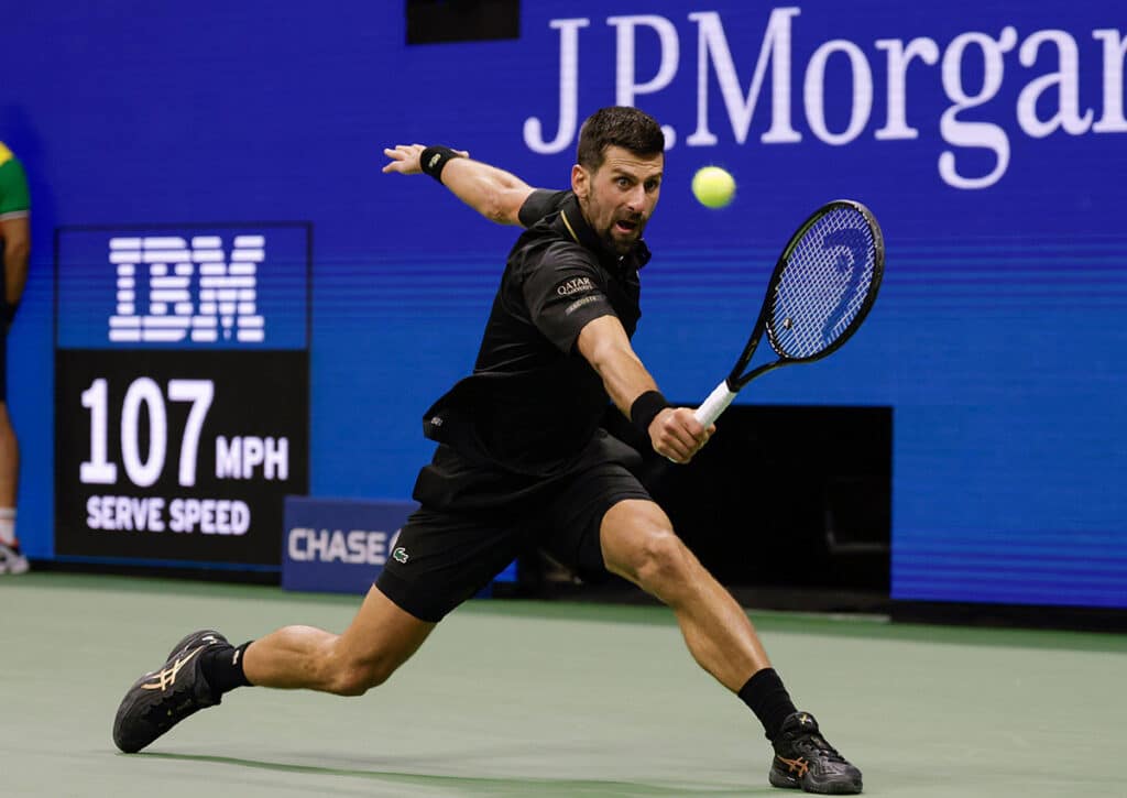 Kann Novak Djokovic auch im elften Duell mit Taylor Fritz makellos bleiben und ins US-Open-Semifinale einziehen? (© Associated Press/Adam Hunger) Jiri Lehecka vs. Carlos Alcaraz Tipp