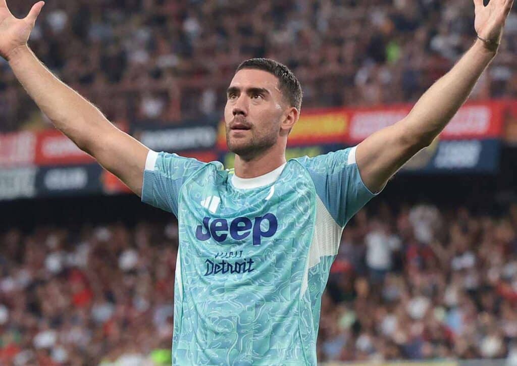 Zeigt sich bei den Serie A 3. Spieltag Tipps erneut, dass auf Vlahovic (Juventus) vor dem gegnerischen Tor Verlass ist? (© Xinhua / Alamy Stock Photo) Serie A 3. Spieltag Wett-Tipps