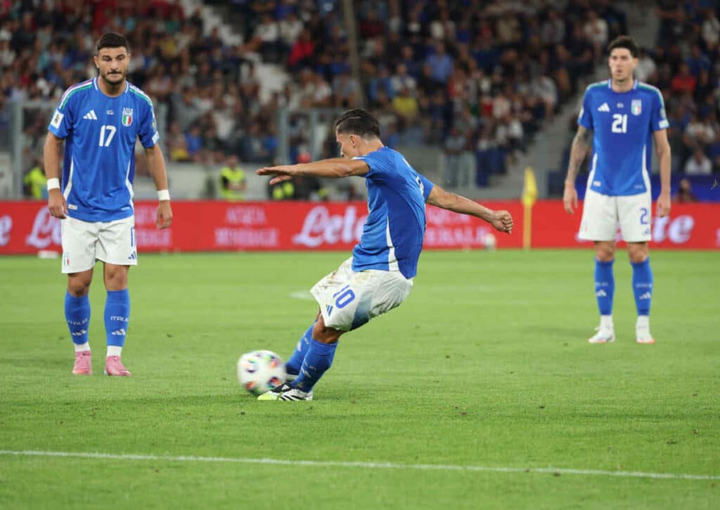 Geizt die italienische Auswahl (im Bild: Giacomo Raspadori) auch gegen Israel nicht mit Toren?