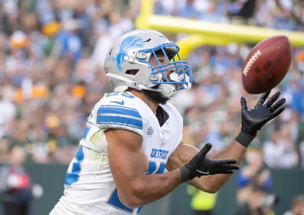 Zeigen die Lions gegen die Bears ein anderes Gesicht als zum NFL-Auftakt? (© Kirsten Schmitt/Cal Sport Media/Sipa USA) Zeigen die Lions gegen die Bears ein anderes Gesicht als zum NFL-Auftakt?