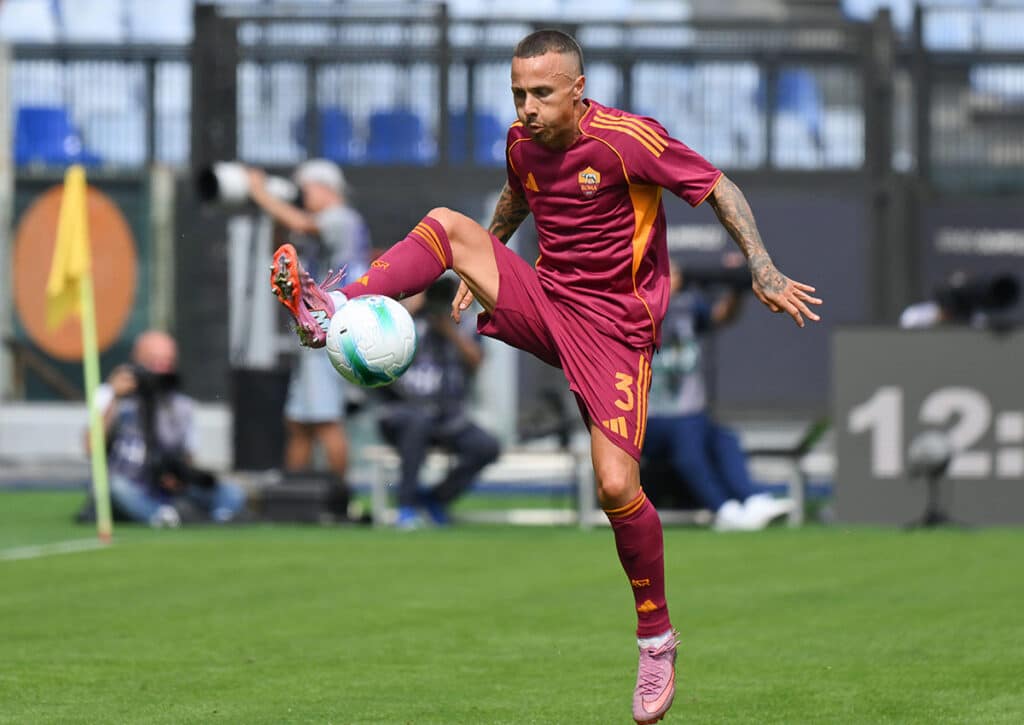 Bleibt die AS Roma (im Bild: Angelino) auch im fünften Stadtduell in Folge gegen Lazio Rom ungeschlagen? (© Action Plus Sports/Alamy Live News) Serie A 4. Spieltag Wett-Tipps