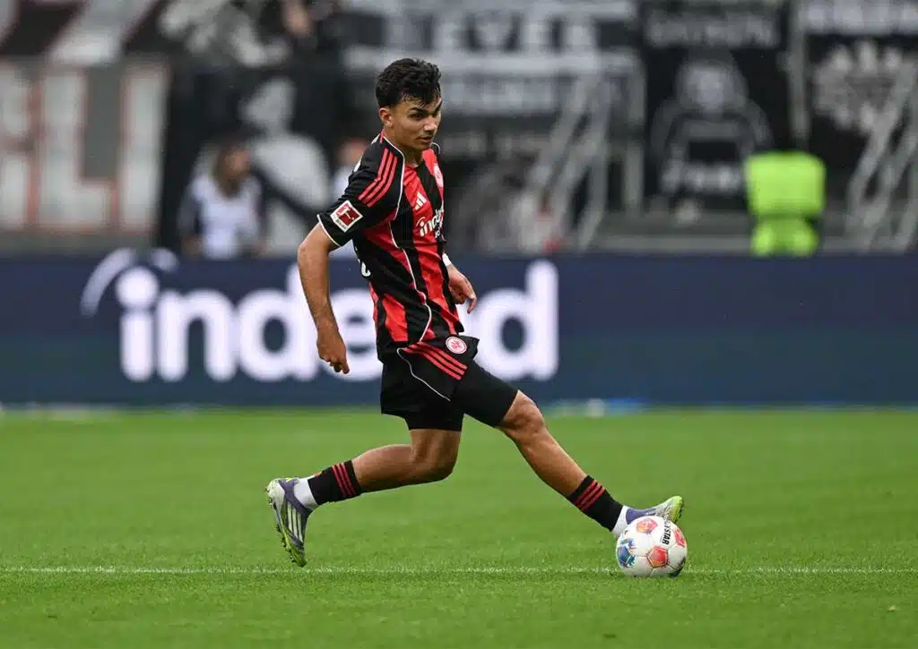 Sorgen Gladbach und Frankfurt (im Bild: Can Uzun) für viele Tore im Topspiel des 5. Spieltages der Bundesliga? (© dpa picture alliance / Alamy Stock Photo) Bundesliga 5. Spieltag Wett-Tipps