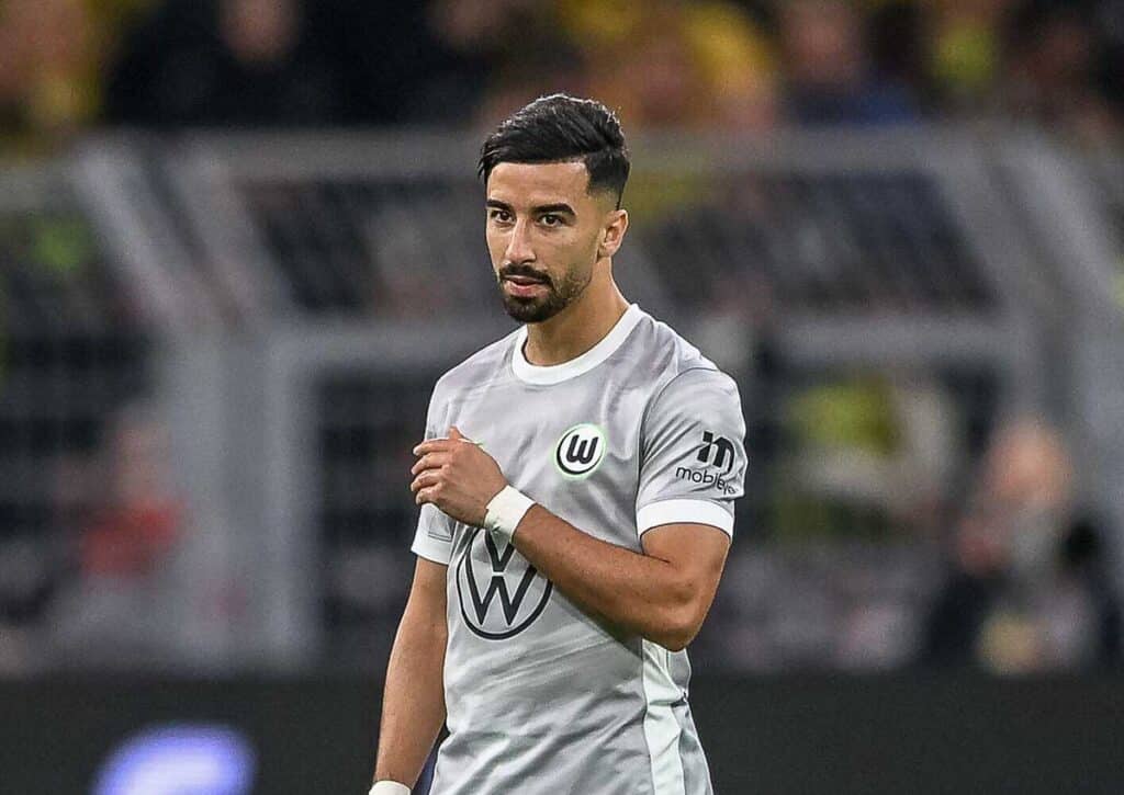 Zeigt sich Wolfsburg (im Bild: Amoura) gegen RB Leipzig erneut zahnlos? (© dpa picture alliance / Alamy Stock Photo) Wolfsburg RB Leipzig Tipp