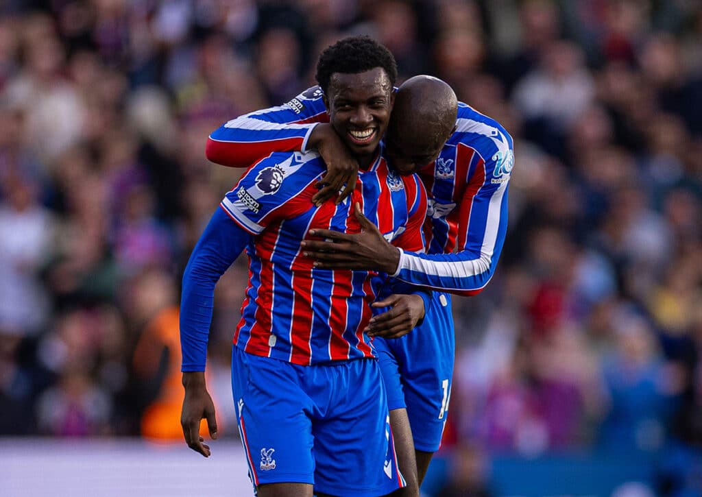 Nimmt Crystal Palace (im Bild: Eddie Nketiah, Jean-Philippe Mateta) die Euphorie aus der Premier League in die Conference League mit? (© Xinhua/Alamy Stock Photo) Dynamo Kiew vs. Crystal Palace Tipp