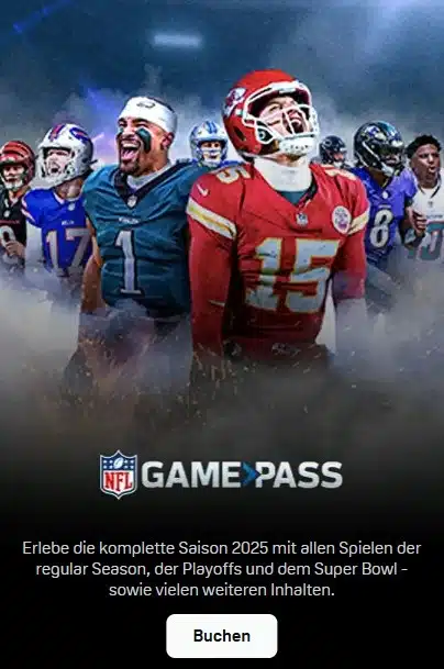 NFL Gamepass bei DAZN NFL Übertragung DAZN Gamepass
