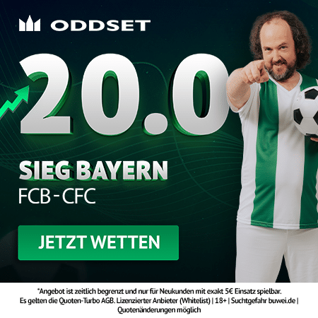 ODDSET Quotenboost Champions League Quoten