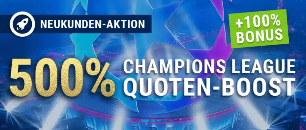 Champions League Quotenboost