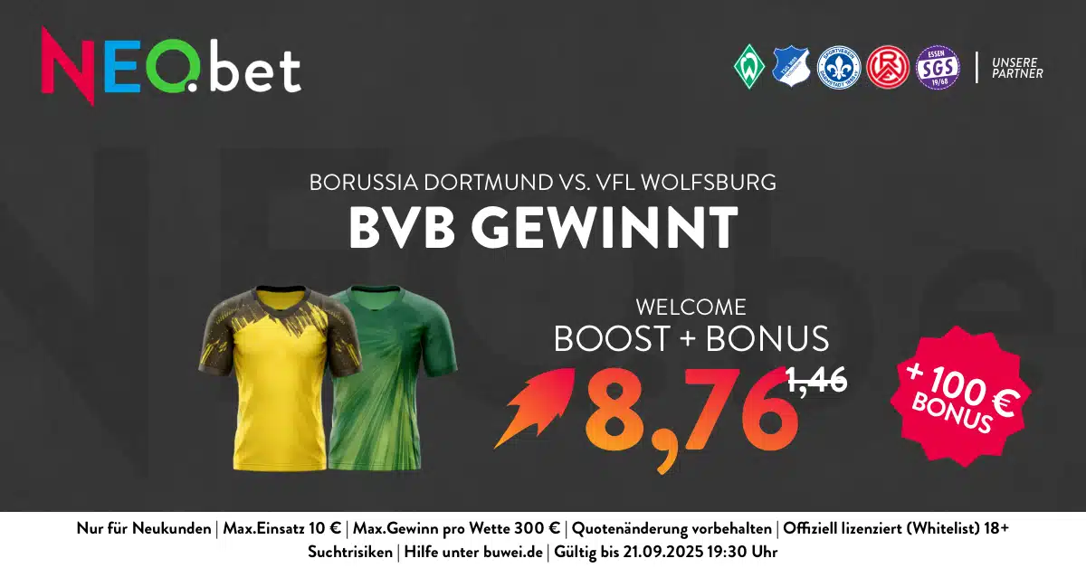 NEO.bet Boost Bundesliga Quoten