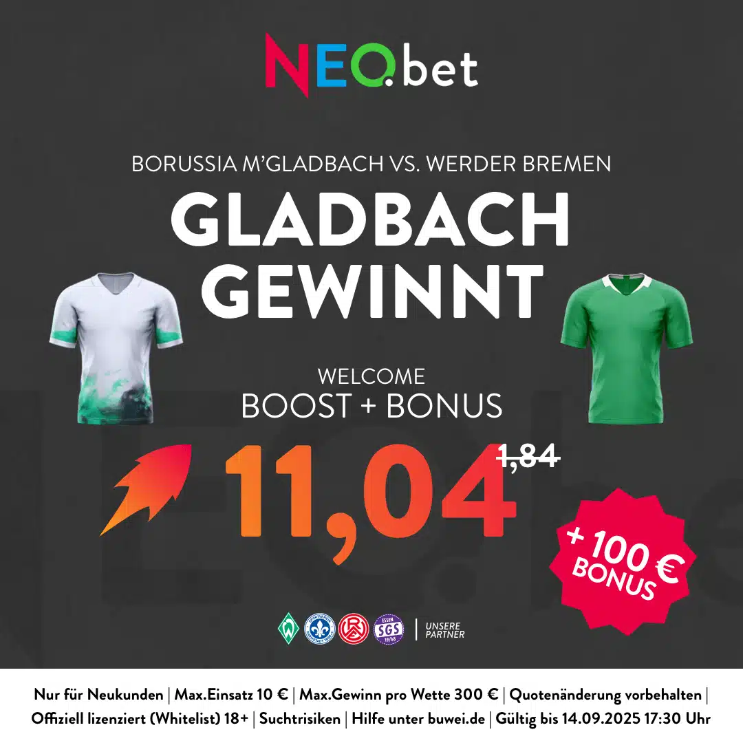 NEO.bet Quotenboost Bundesliga Quoten