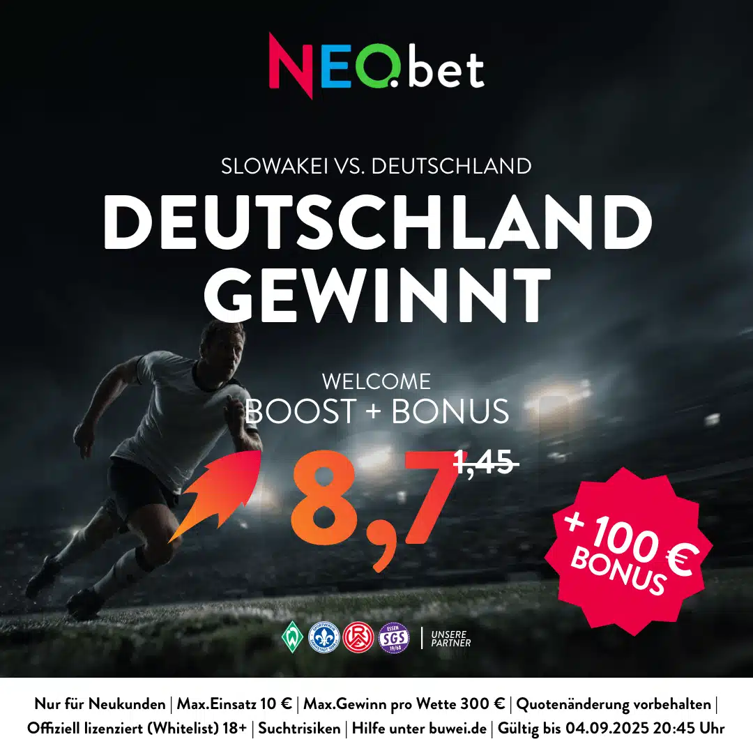 NEO.bet Quotenboost WM Quali Quoten