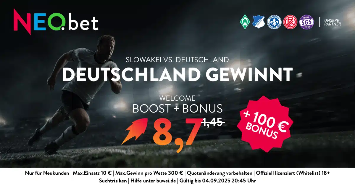 NEO.bet Quotenboost WM Quali Wetten