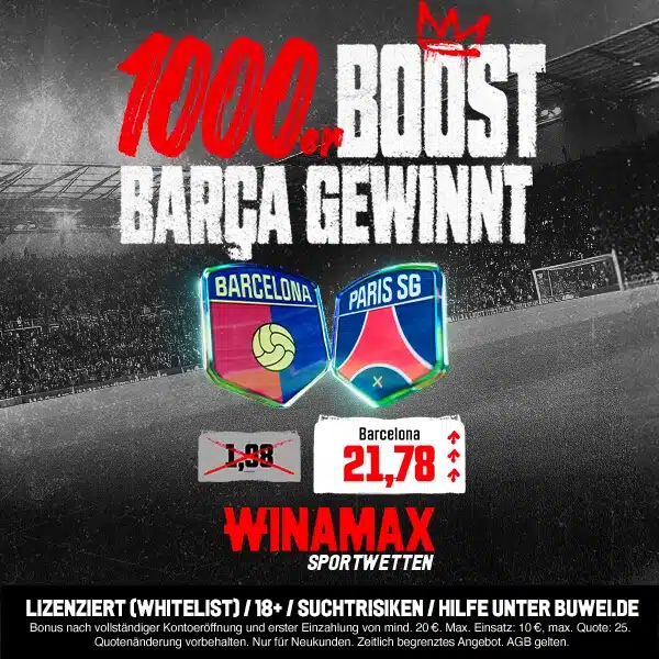 Winamax Quotenboost
