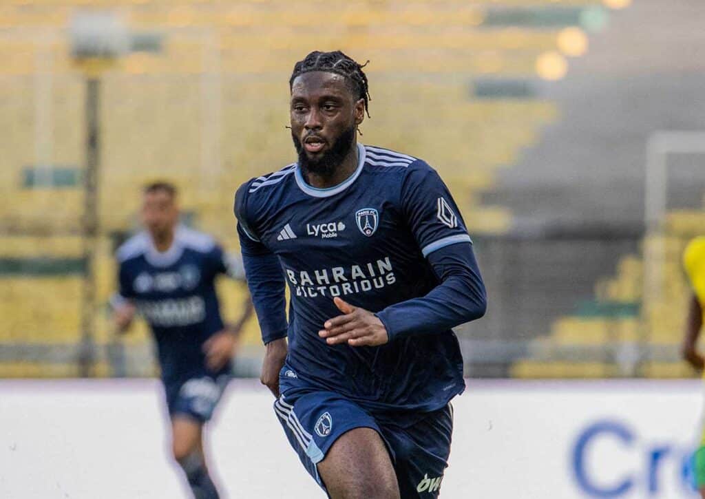 Der FC Paris (im Bild: Krasso) gilt gegen Nantes als Favorit. (© Abaca Press / Alamy Stock Photo) FC Paris Nantes Tipp