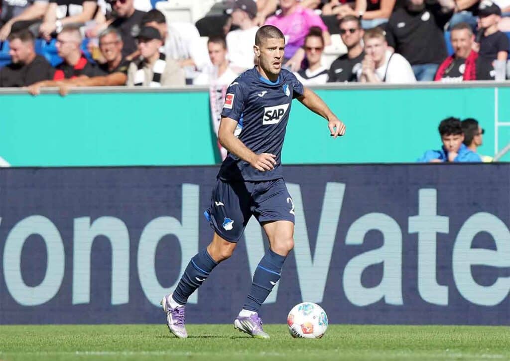 Kommt es zwischen Hoffenheim (im Blick: Andrej Kramaric) und Heidenheim zur Punkteteilung? (© dpa picture alliance / Alamy Stock Photo) Hoffenheim Heidenheim Tipp