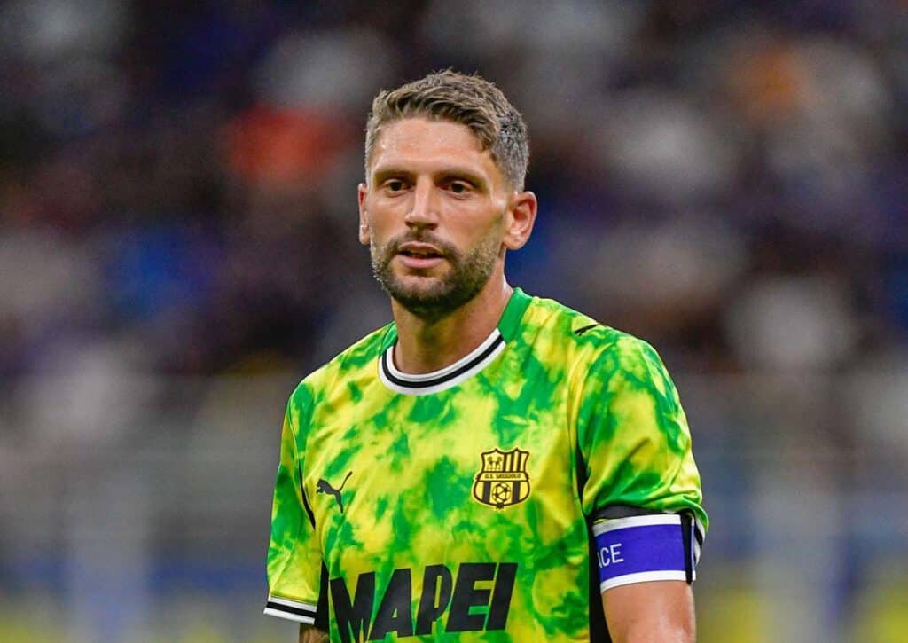 Sind die Aussichten von Sassuolo (im Bild: Berardi) auf einen Sieg gegen die AS Rom schlecht? (© Independent Photo Agency Srl / Alamy Stock Photo) Sassuolo AS Rom Tipp