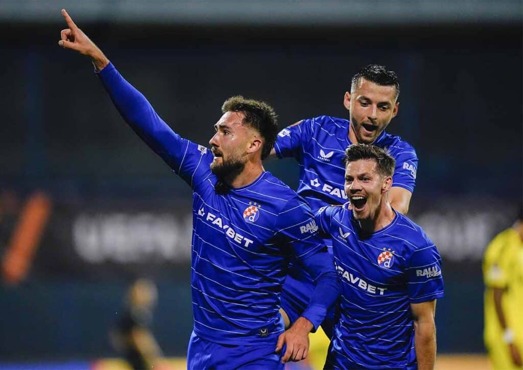 Wird es eine klare Angelegenheit für Dinamo Zagreb (im Bild: Dion Beljo) in Malmö? (© SOPA Images Limited / Alamy Stock Photo) Malmö Dinamo Zagreb Tipp