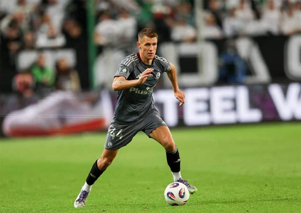 Setzt sich der polnische Underdog Legia Warschau (im Bild: Damian Szymanski) gegen Schachtjor Donez durch? (© SOPA Images Limited / Alamy Stock Photo) Schachtjor Donezk Legia Warschau Tipp