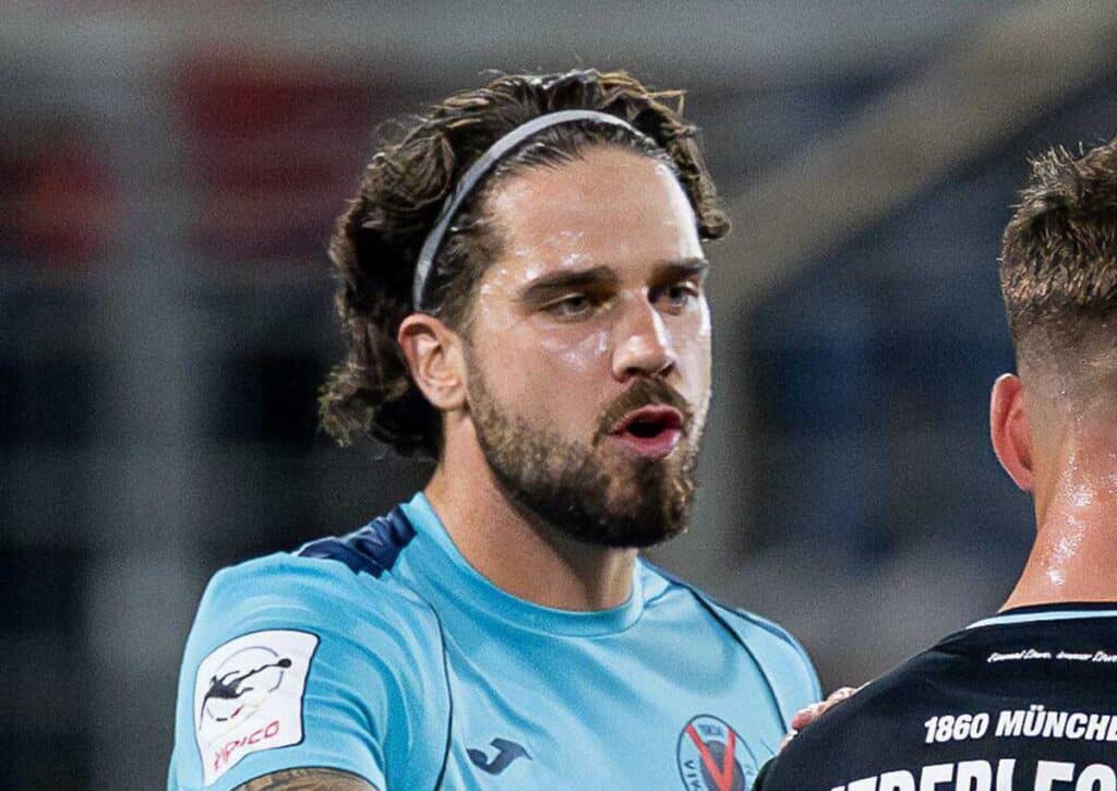 Gelingt Viktoria Köln (im Bild: Lobinger) gegen Ingolstadt ein Erfolg? (© dpa picture alliance / Alamy Stock Photo) Viktoria Köln Ingolstadt Tipp