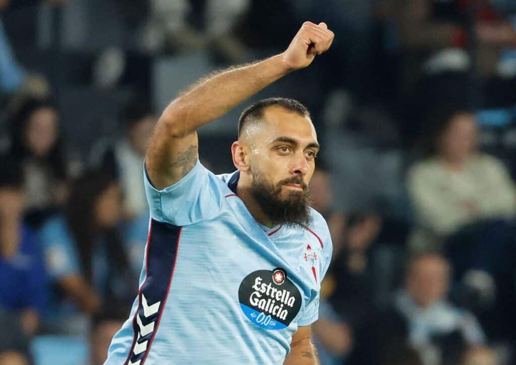 Celta Vigo (im Bild: Iglesias) will gegen Nizza die starke Heimbilanz aufrechterhalten. (© Associated Press / Alamy Stock Photo) Celta Vigo Nizza Tipp