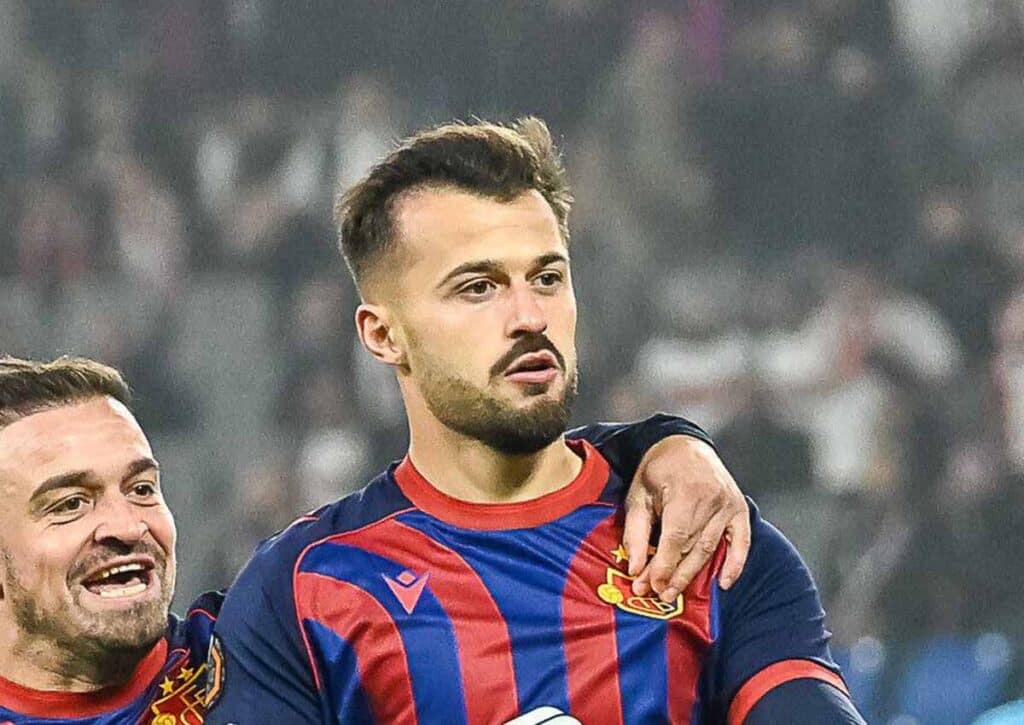 Geht der FC Basel (im Bild: Ajeti) gegen Lyon gänzlich leer aus? (© dpa picture alliance / Alamy Stock Photo) Lyon FC Basel Tipp